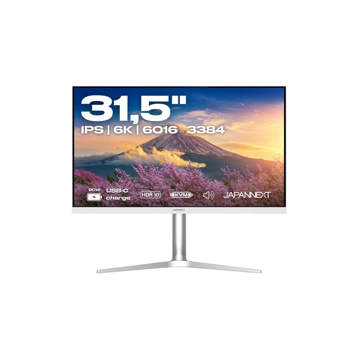 JAPANNEXT JN-IPS326K-HSPC9 31.5" IPS HDR Monitor 6016x3384 (6K) White