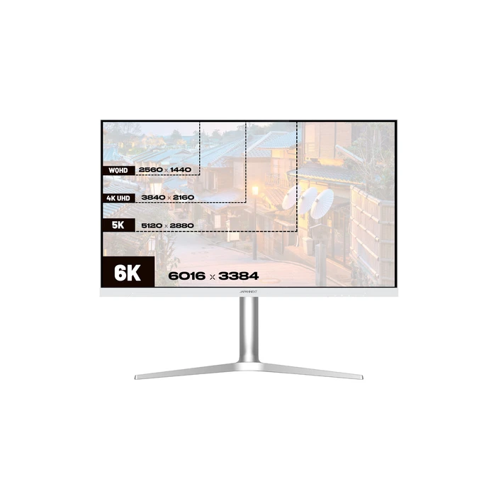 JAPANNEXT JN-IPS326K-HSPC9 31.5" IPS HDR Monitor 6016x3384 (6K) White