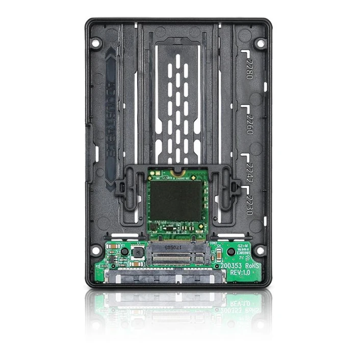 Πλαίσιο Για Σκληρούς Δίσκους ICY Dock M.2 SATA SSD to 2,5"Sata SSD MB703M2P-B