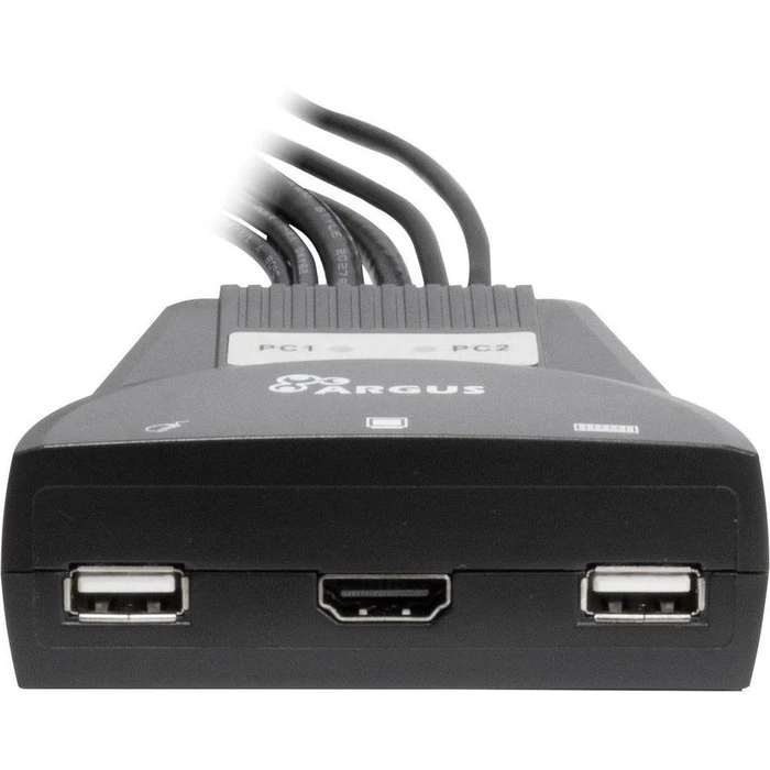 KVM Switch Inter-Tech LS-21HA HDMI, 2 Port, plastic retail