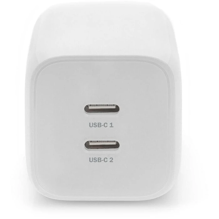 Φορτιστής Πρίζας Digitus 65W 2 Port 2x USB-C White