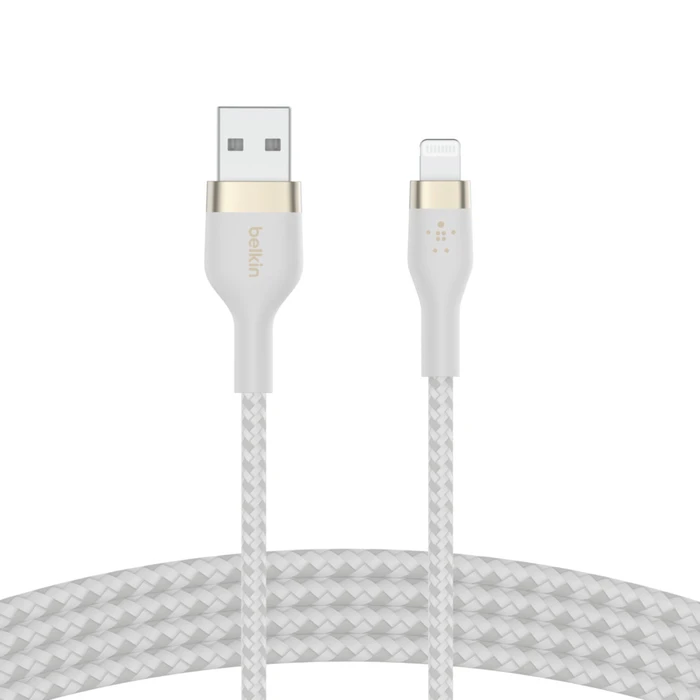 Καλώδιο USB Belkin Flex Lightning/USB-A 1m white CAA010bt1MWH