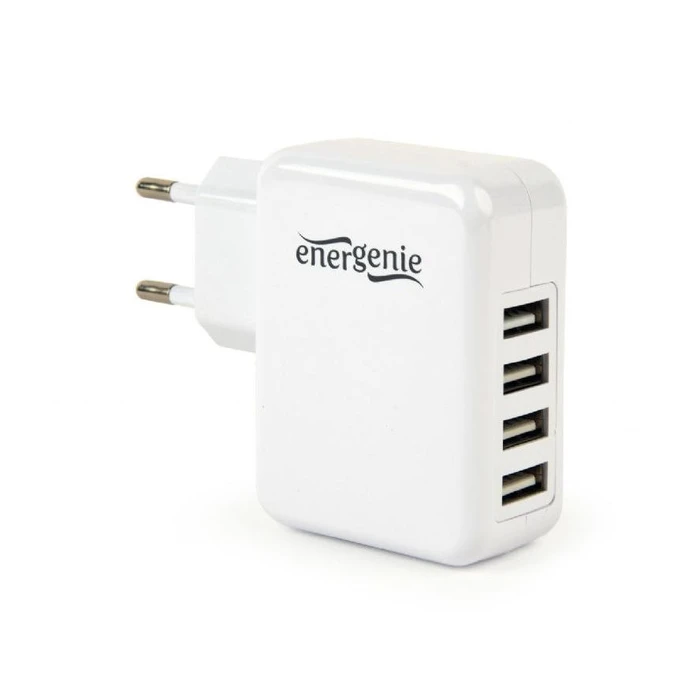 Φορτιστής Πρίζας Gembird Universal USB-4-Port 3.1 A 15W white