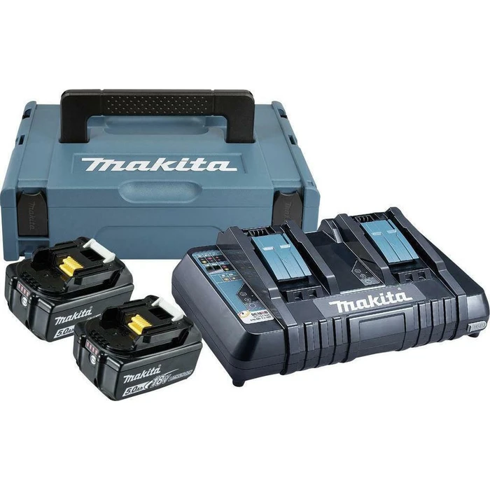 Φορτιστής Εργαλείων Makita Energy Kit 197629-2 2x BL1850B + DC18RD