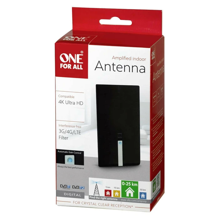 Εσωτερική Κεραία Τηλεόρασης One for All DVB-T2 Premium 5G SV9425-5G