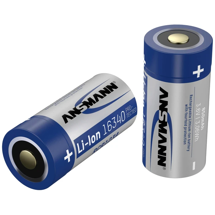 Επαναφορτιζόμενες Μπαταρίες Ansmann 16340 Li-Ion Akku 850mAh 3,6V Standard Version 1300-0017