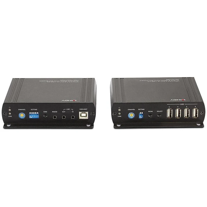 KVM Switch Lindy 140m Cat.6 DVI-D, USB, Audio & RS232 Extender