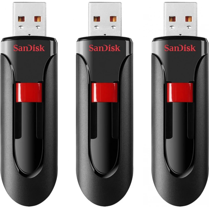 USB Flash 32GB SanDisk CRUZER GLIDE 3-PACK