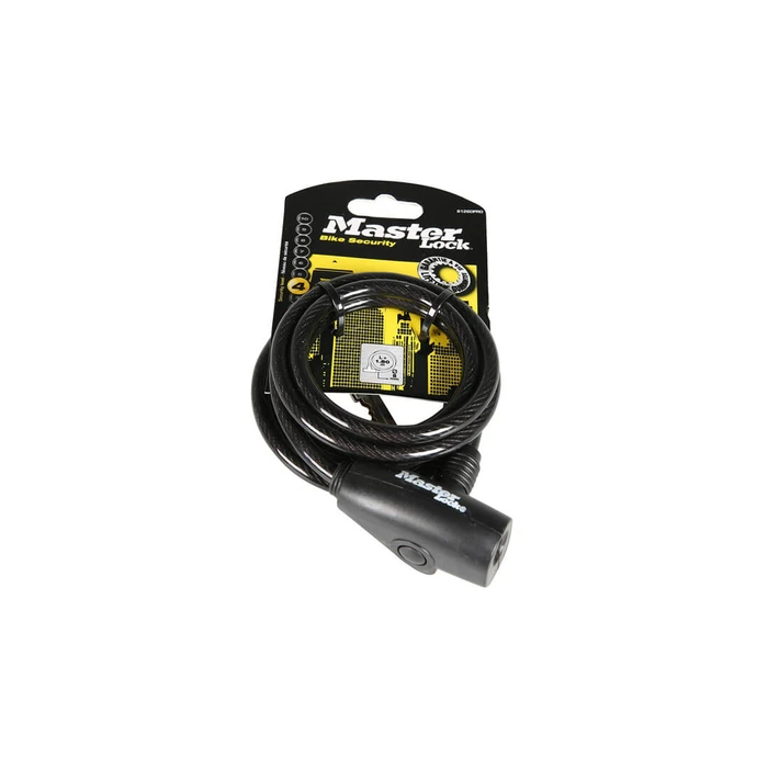 Κλειδαριά Ποδηλάτου Master Spiral Cable 8mm 8126EURDPRO