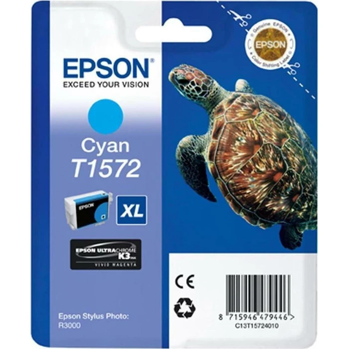 Μελάνι Epson cyan T 157 T 1572