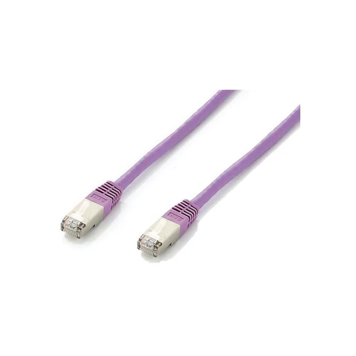 Καλώδιο Δικτύου Equip Cat6A S/FTP 2xRJ45 1.00m lila Plat.LSZH