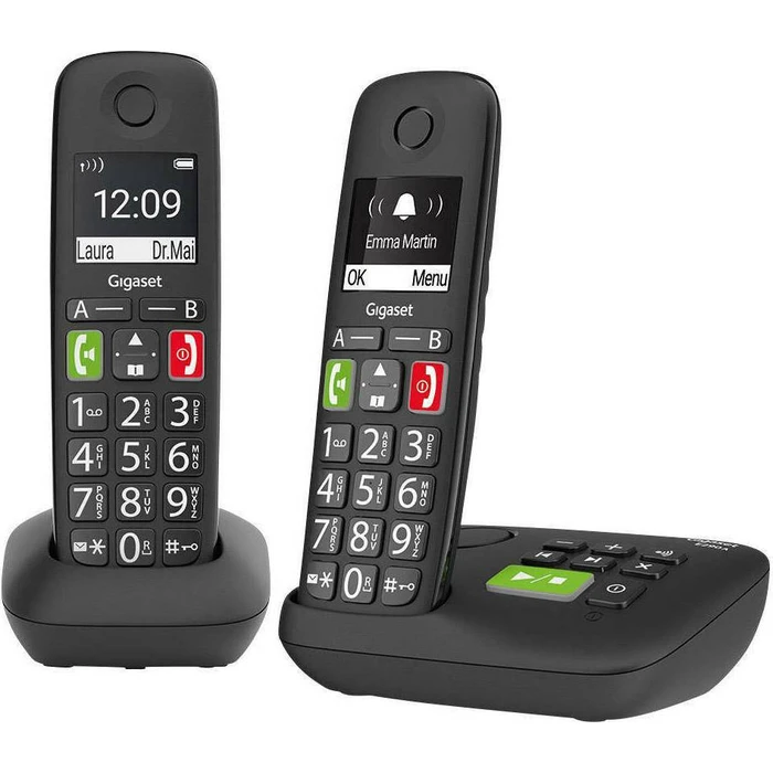 Ασύρματο Τηλέφωνο Gigaset E290 Duo black