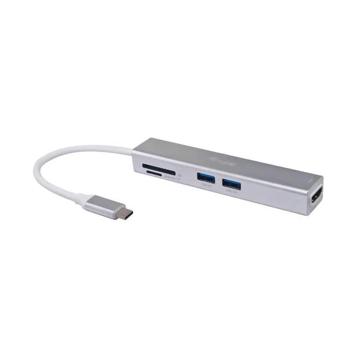 Docking Station Equip USB-C -> HDMI,2xUSB3.0,SD 4K30Hz 0.15m sw