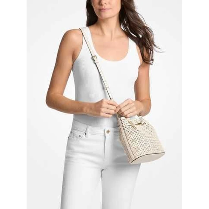 Γυναικεία Τσάντα MICHAEL KORS Carson - LT Cream (22x19x10 cm)