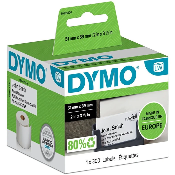 Ετικέτες Dymo LW-appointment/name 51x 89mm stick. 300St/Roll