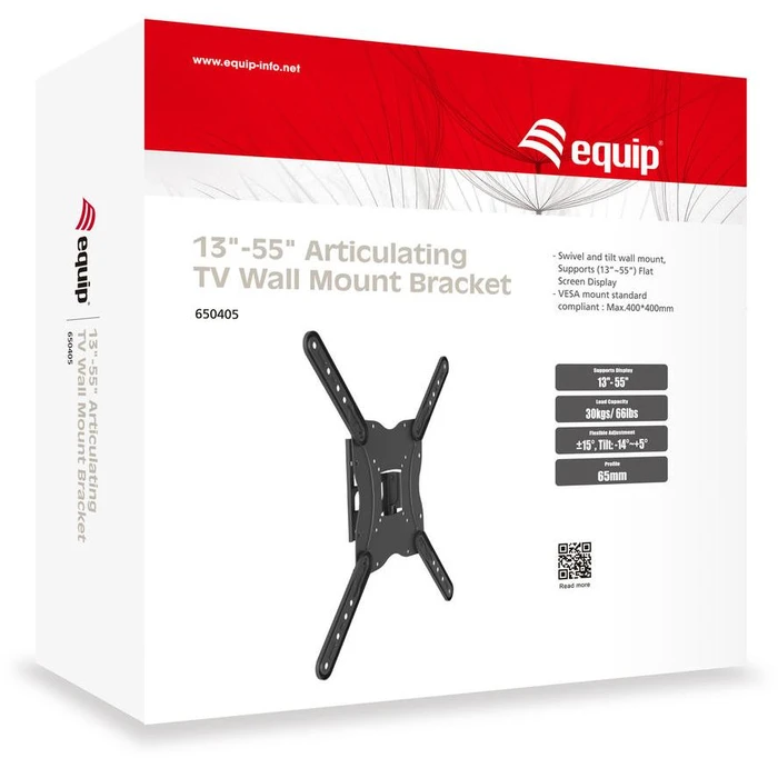 Βάση Τηλεόρασης Equip 23"-55"/30kg 1TFT 1joint tiltable sw