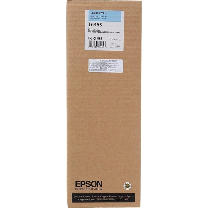 Μελάνι Epson light cyan T 636 700 ml T 6365
