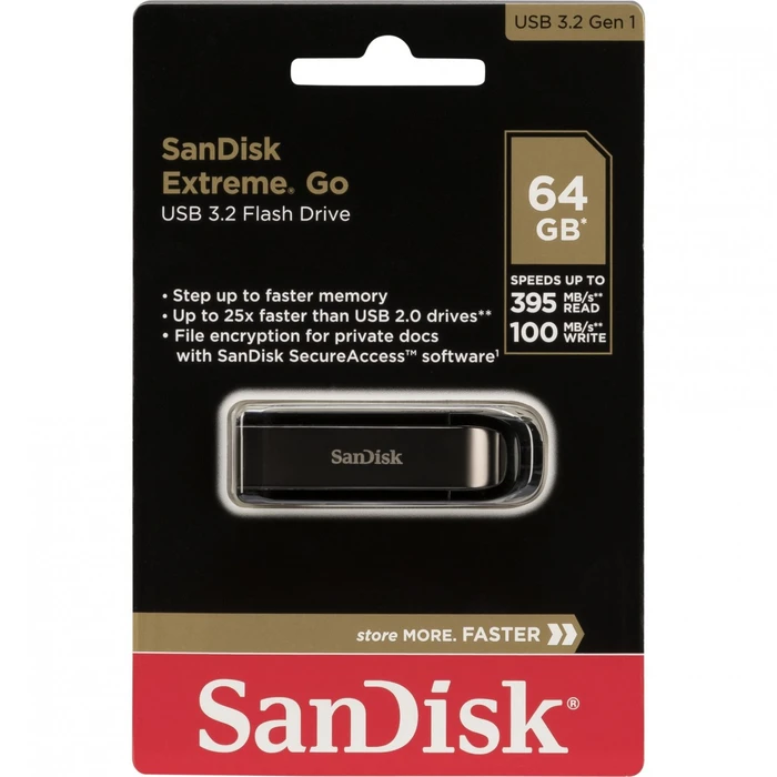 USB Flash 64GB SanDisk Cruzer Extreme Go 3.2 SDCZ810-064G-G46
