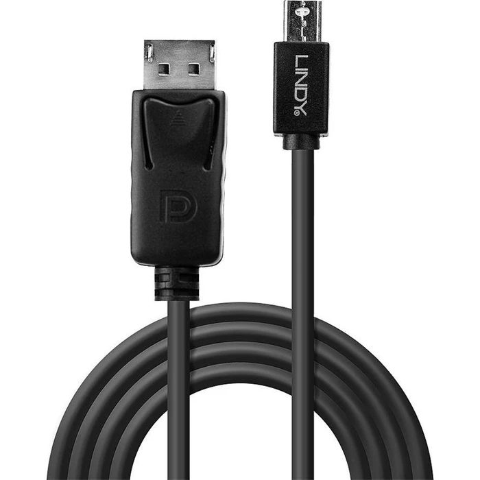 Καλώδιο MiniDisplayport Lindy to Displayport black 5m