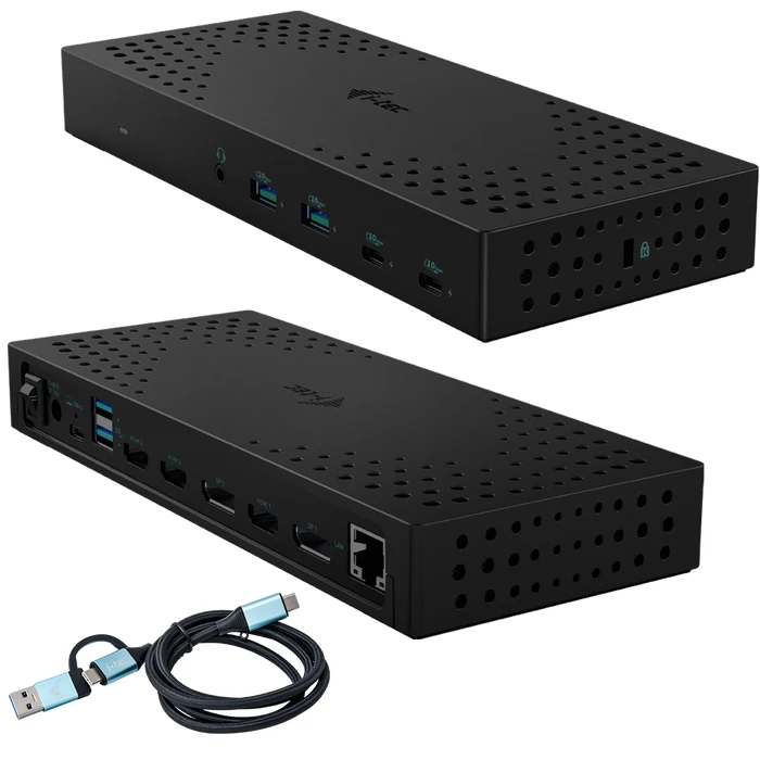 Docking Station i-tec USB 3.0 3X 4K Dock GEN 2(Black)