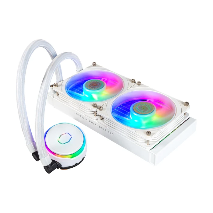 Υδρόψυξη CPU Cooler Master MasterLiquid PL240 FLUX White(1700/1200/20x