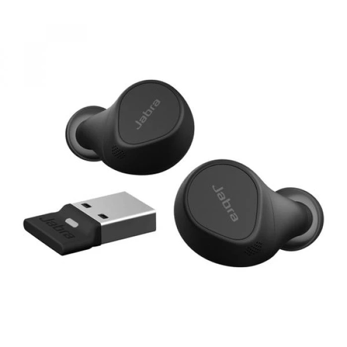 Bluetooth Handsfree Jabra Evolve2 Buds MS USB-A, wireless Charging