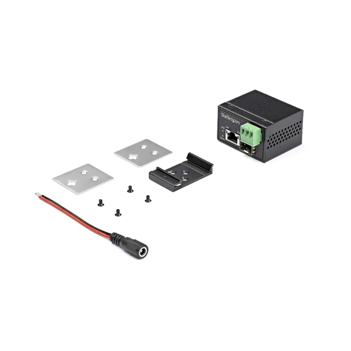 PoE Adapter StarTech + Industrial Media Converter 30W - (IMC1GSFP30W)