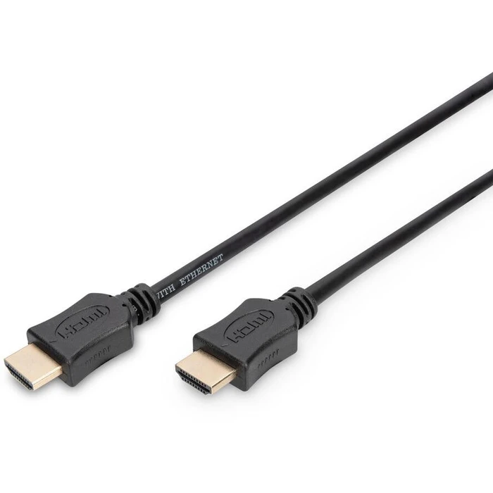 Καλώδιο HDMI Digitus HDMI High Speed with Ethernet 5m, sw