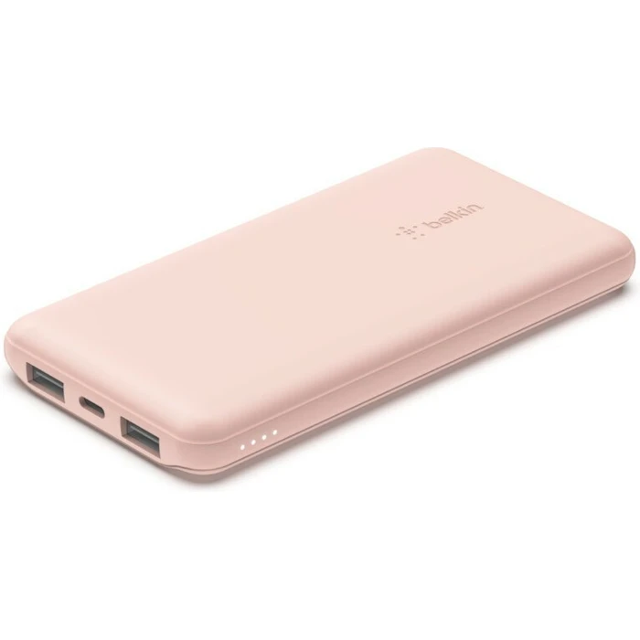Powerbank Belkin 10.000mAh pink 15W+USB-A/C Kab. 15cm BPB011btRG