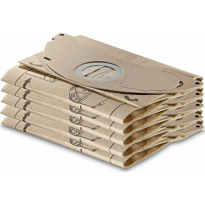 Σακούλες για Ηλεκτρική Σκούπα Karcher Filter set 5 pcs. for SE 5.100