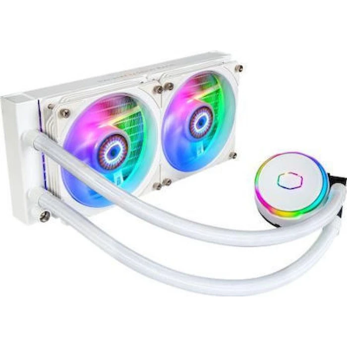 Υδρόψυξη CPU Cooler Master MasterLiquid PL240 FLUX White(1700/1200/20x