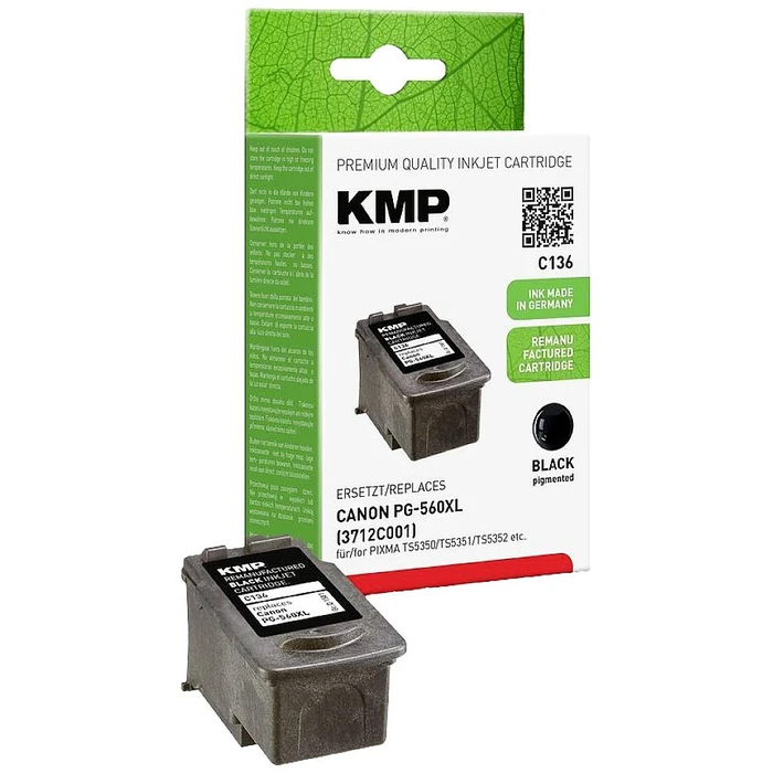 Μελάνι Συμβατό KMP C136 black for Canon PG-560 XL