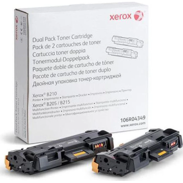 Toner Xerox - 2-pack - Black