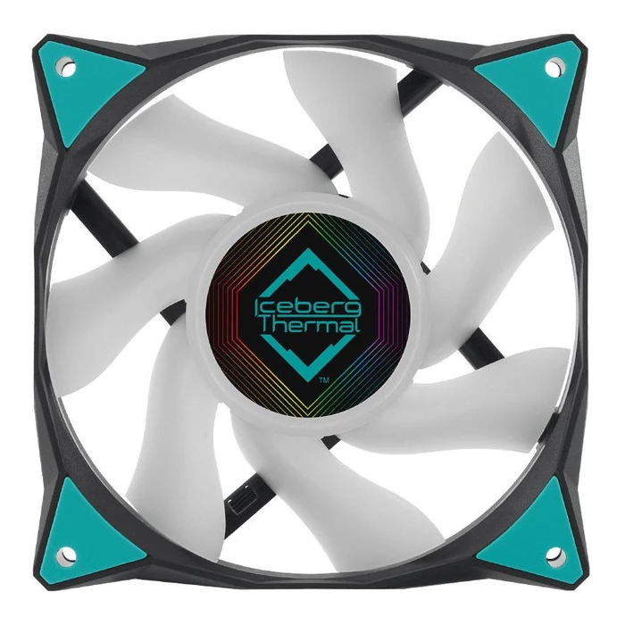 Case Fan 12cm Iceberg THERMAL IceGALE ARGB - ARGB Black