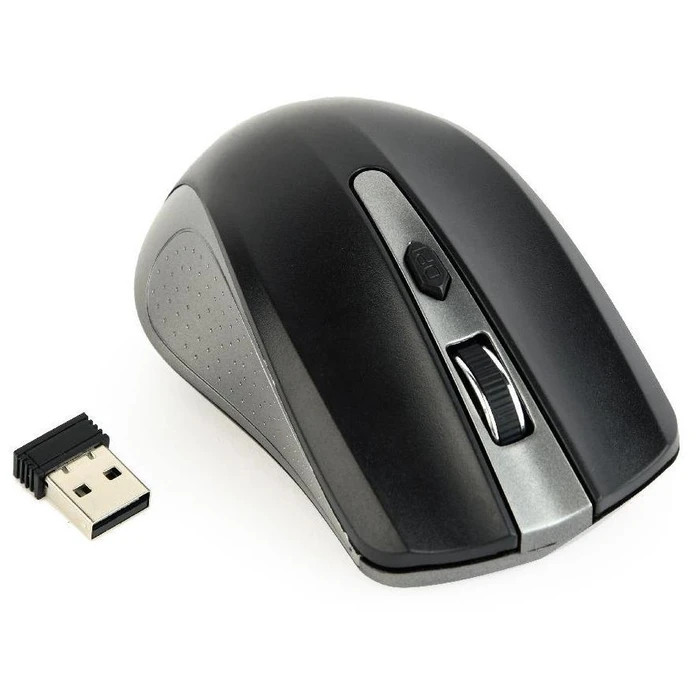 Ποντίκι Aσύρματο Gembird OPT 4 buttons inkl. USB gray-silver