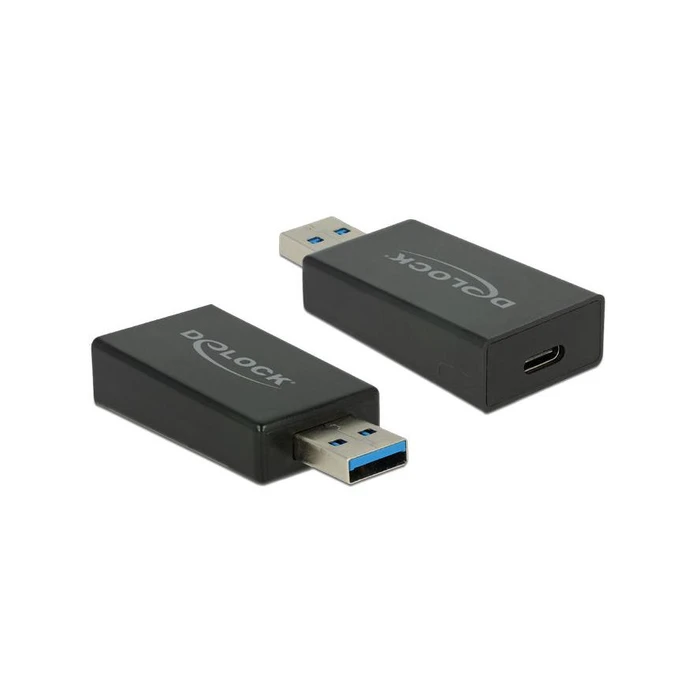 Αντάπτορας USB Delock C to A male / female black