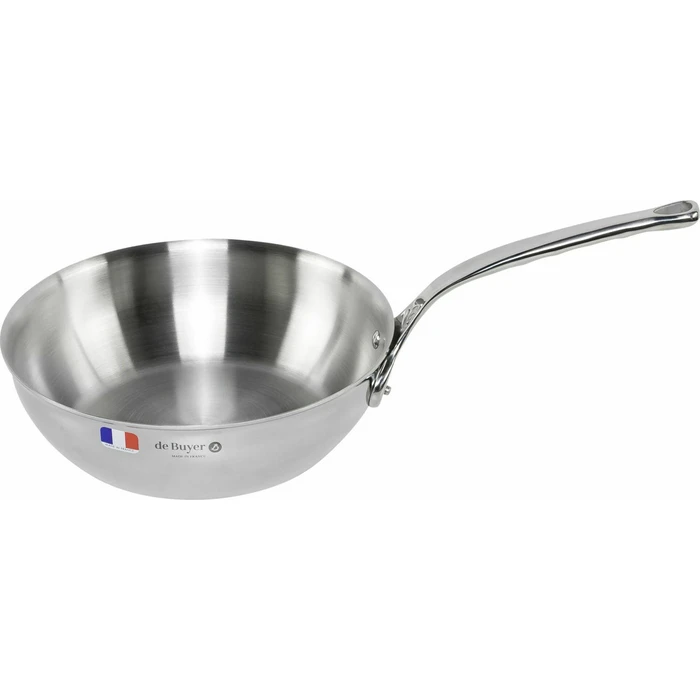 Σωτέζα De Buyer Affinity Saut Pan Stainless Steel curved 24 cm