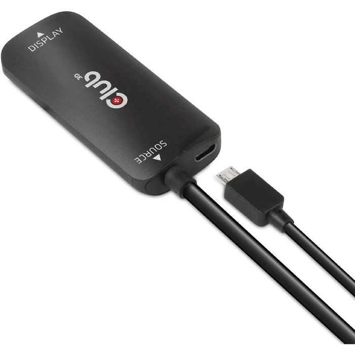 Αντάπτορας HDMI Club 3D + MicroUSB > DP 4K120Hz M/F