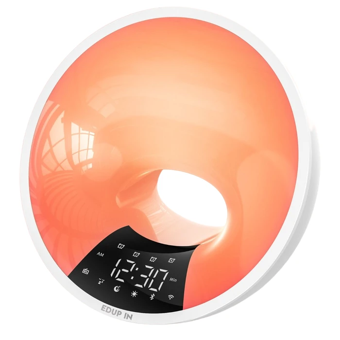EDUP A90 Ξυπνητήρι Wake Up Light (Sunrise/Sunset) με Bluetooth, FM και WiFi
