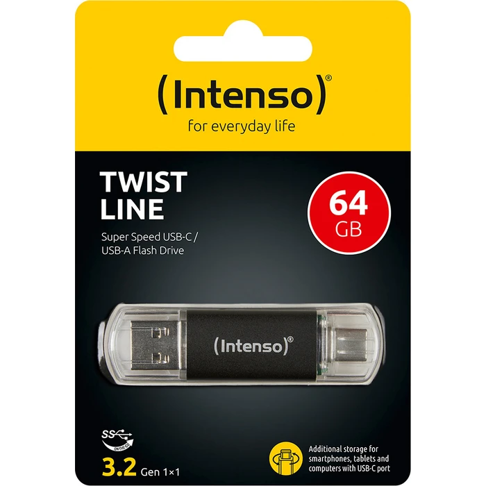USB Flash 64GB Intenso Twist Line Type-C 3.2