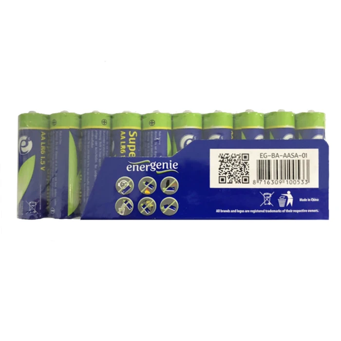 Αλκαλικές Μπαταρίες Energenie SUPER ALKALINE AA 10PACK