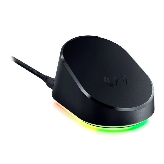 Wireless Charging Razer MOUSE DOCK PRO - 4K Polling Rate - Magnetic - Anti-Slip Base - Chroma RGB