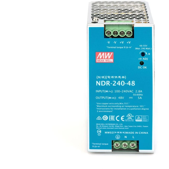 Industrial Power Supply Για Καμπίνα Δικτύου Digitus 48V DC 240W metal housing