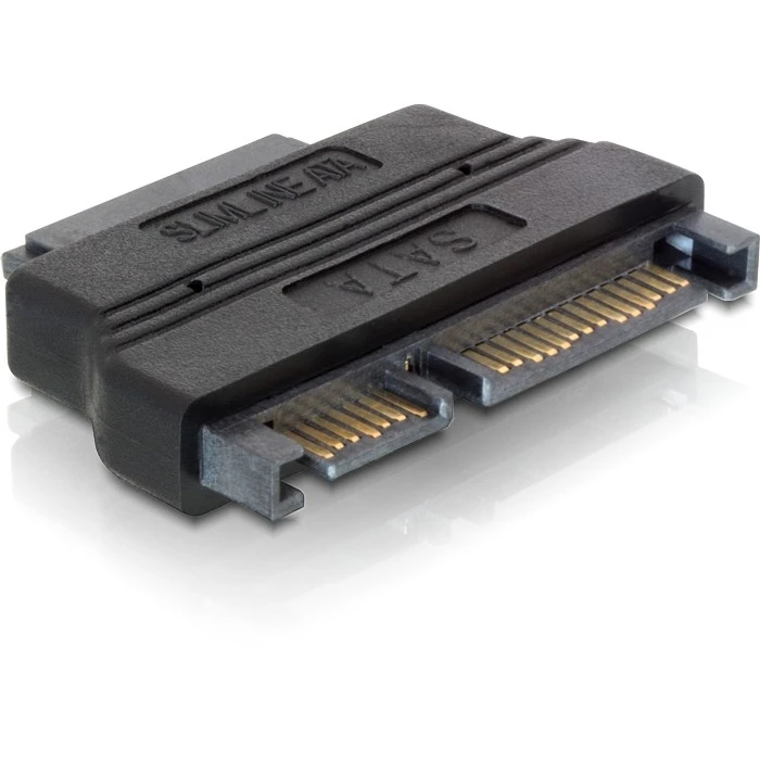 Adapter Delock SATA 22pin -> SATA Slim 13pin Bu/St