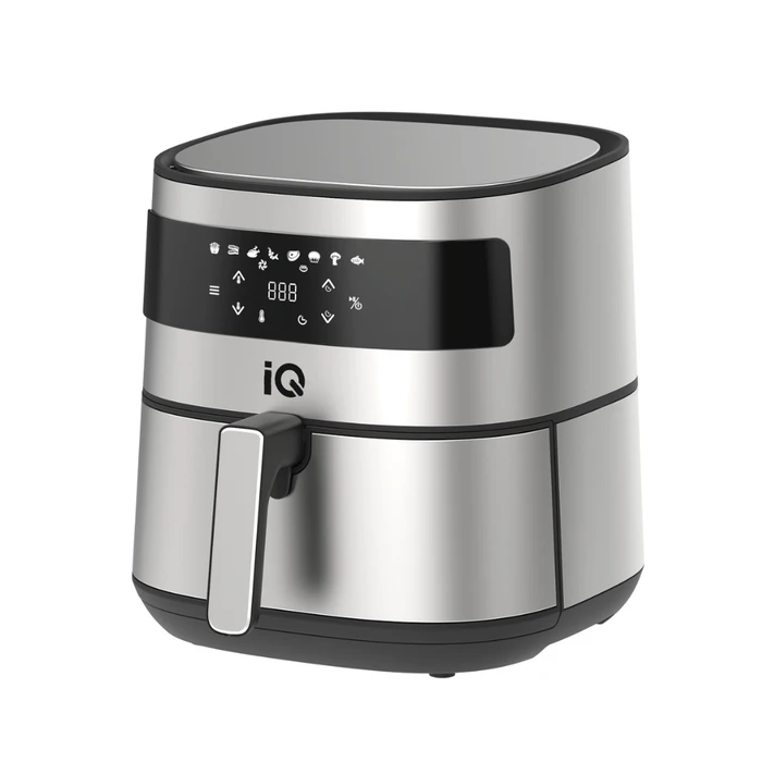 Air Fryer IQ Af-001 Με Αποσπώμενο Κάδο Xl 6,4lt Inox