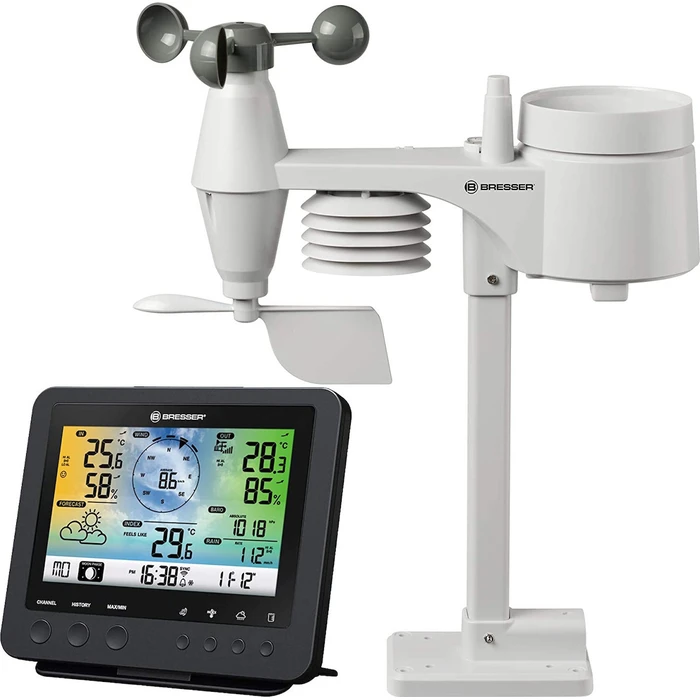 Μετεωρολογικός Σταθμός Bresser Weather Center 5-in-1 WLAN Prof. Sensor