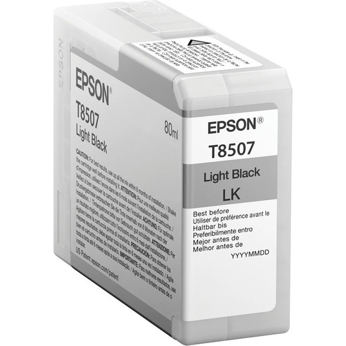 Μελάνι Epson light black T 850 80 ml T 8507