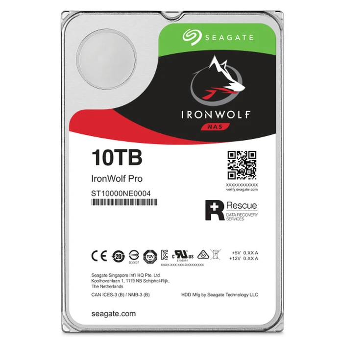 Εσωτερικός Σκληρός Δίσκος 3.5" 10TB Seagate Ironwolf Pro SATA 6GB/s