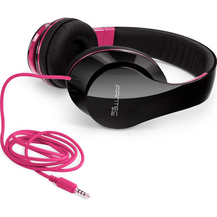 Ακουστικά Fantec SHP-250AJ black/pink