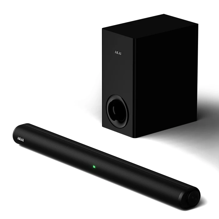 Akai ASB-8WSW – 2.1 Soundbar με Ασύρματο Subwoofer 150W, Bluetooth 5.3, HDMI ARC, AUX, USB & LED Οθόνη